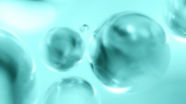 Elegant Clear Teal Curve Background for Modern Designs