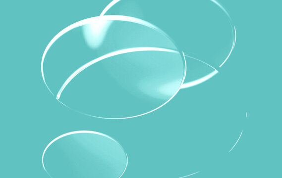 Elegant Clear Teal Curve Background for Modern Designs