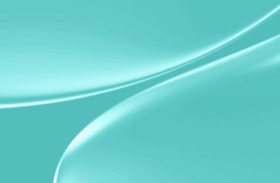 Elegant Clear Teal Curve Background for Modern Designs