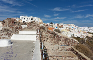 Griechenland - Santorini - Oia - Burg des heiligen Nikolas