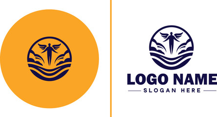Volunteer Organization icon Nonprofit organization Charitable organization Community service group flat logo sign symbol editable vector