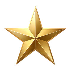 Obraz premium gold star isolated on white curve christmas embracing lights colors PNG file download