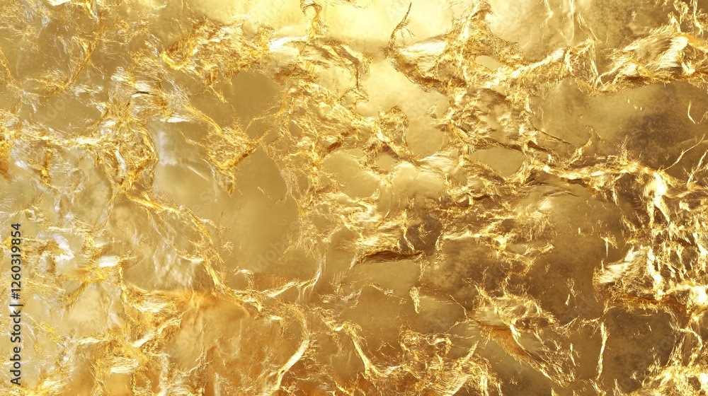 Poster Stunning Glittering Golden Metallic Texture Abstract Background with Shimmering Surface Pattern and Luminous Radiance  Luxurious Elegant and Opulent Decorative Design for Wallpaper Graphic Art