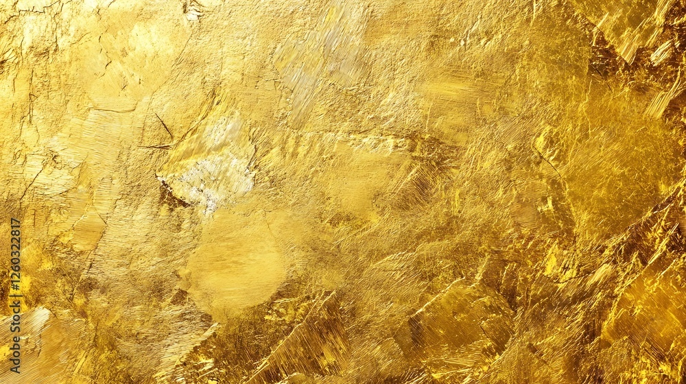 Poster vibrant and ornate golden metallic textured background for luxury designs abstract golden foil glitt