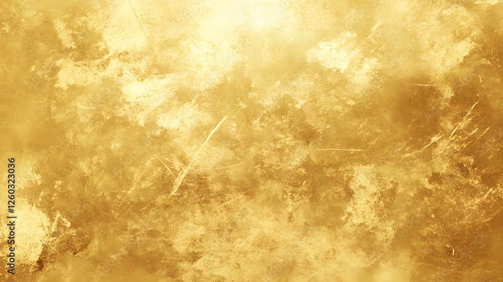 Poster vibrant golden metallic texture abstract art sparkling digital background luxurious and sophisticate