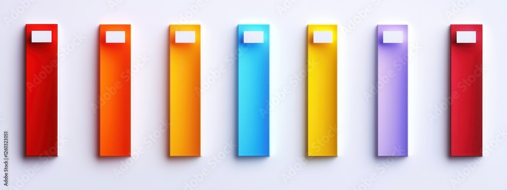 Poster editable progress bar designs, sleek modern style, clean white background, ideal for user interfaces