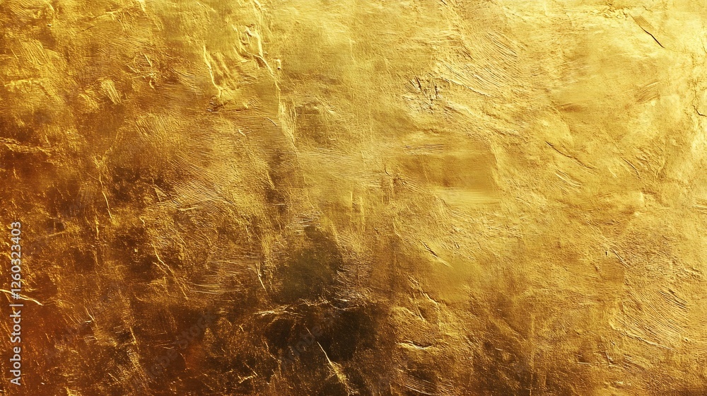 Aufkleber Vibrant Golden Metallic Texture Background with Shiny Luxurious Glitter Effect  Abstract Glowing Shimmering Foil Surface with Brilliant Reflective Finish for Elegant Glamour Design or Opulent Decor