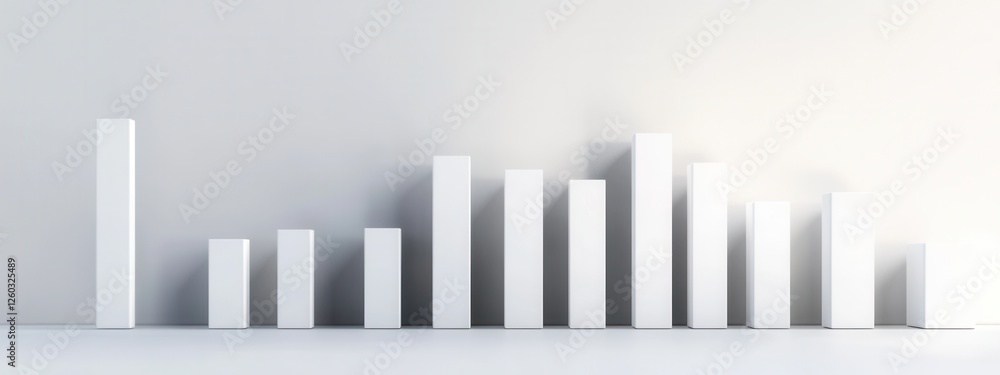 Poster editable bar chart templates on a clean white background, ideal for data visualization and presentat