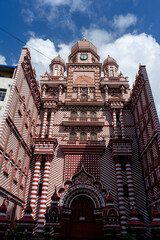 The Red Mosque, a representative Islamic temple in Colombo, Sri Lanka
