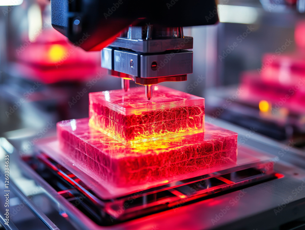 Poster building synthetic tissue layers with robotic precision