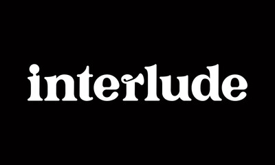 interlude logotype, bold and fun 