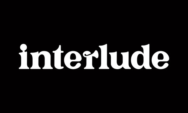 interlude logotype, bold and fun 