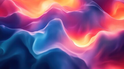 Obraz premium Abstract fluid gradients with rich color blends. Featuring smooth transitions and flowing patterns. Emphasizing depth and creativity. Ideal for artistic and design-themed projects.