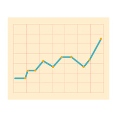 Line Finance Business Chart Illustration