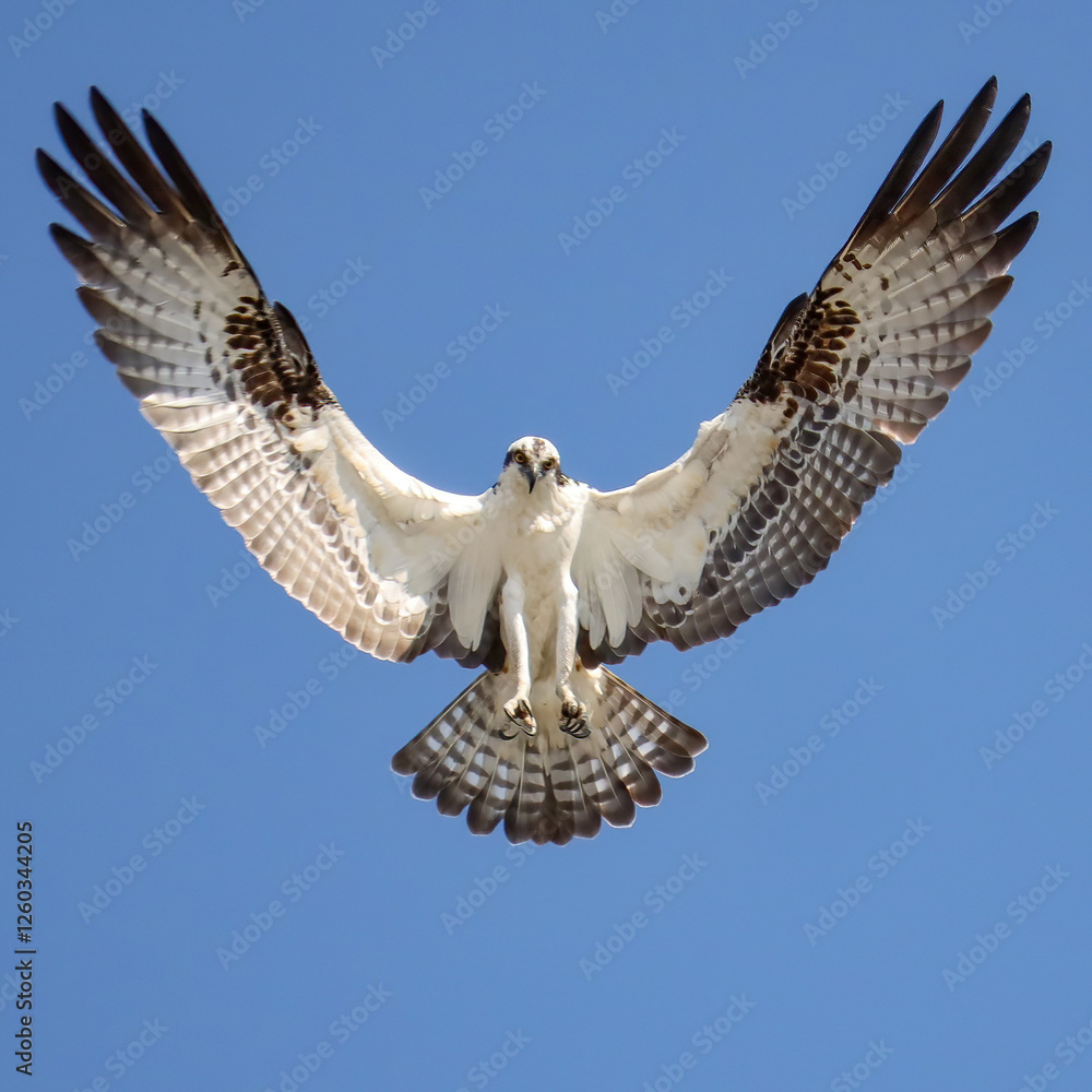 Sticker Gorgeous Angel Wings Osprey Hovering 