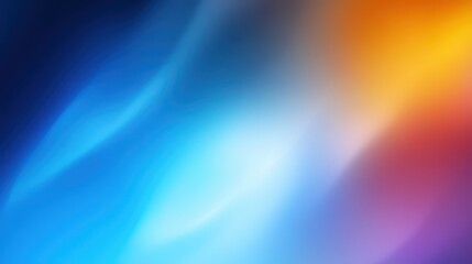 Obraz premium Abstract Waves of Blue Orange and Pink Smooth Gradient Background