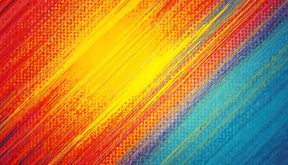 abstract shiny background with rainbow color, spotted and splashed with colors, very intense and dynamic, pop art style illustration