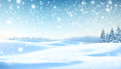 Fototapeta premium winter forest landscape