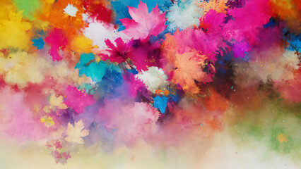 Obraz premium colorful watercolor background