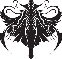 Obraz premium bilen victor style design isolated on the block and whit.