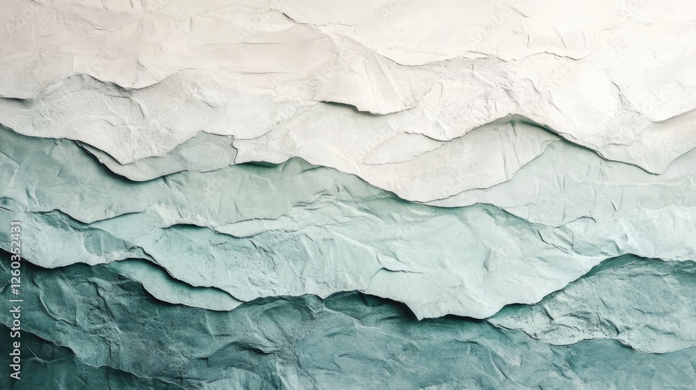 Poster textured layered background in nordic eco colors with soft tones and natural elements for design use