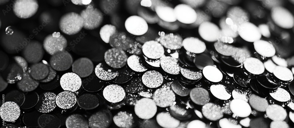 Poster silver sequin background textures with varying light reflections for glamorous and elegant designs