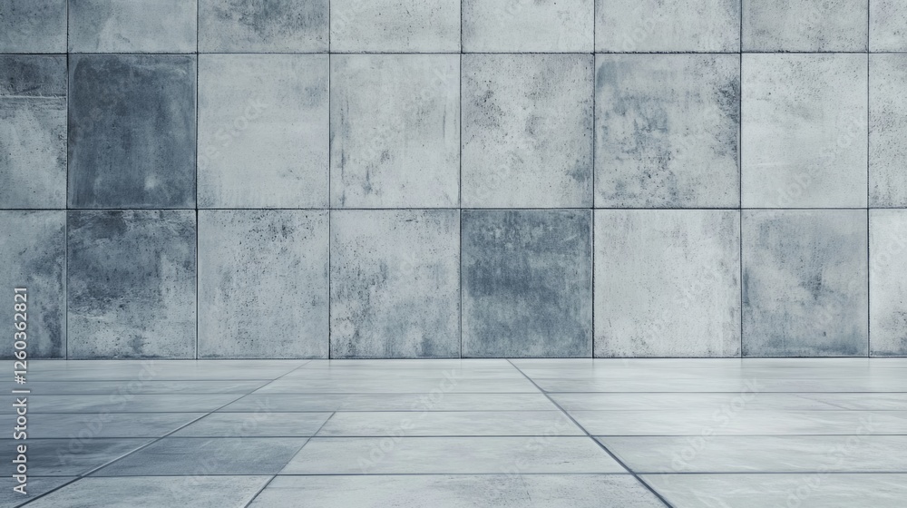 Aufkleber contemporary gray abstract wallpaper with textured design and ample copyspace for text in modern int