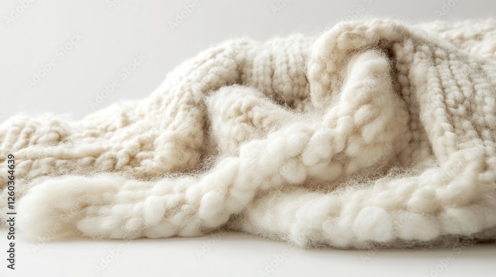 Poster woolen fabric texture in neutral tones ideal for background highlights and textile design with soft 