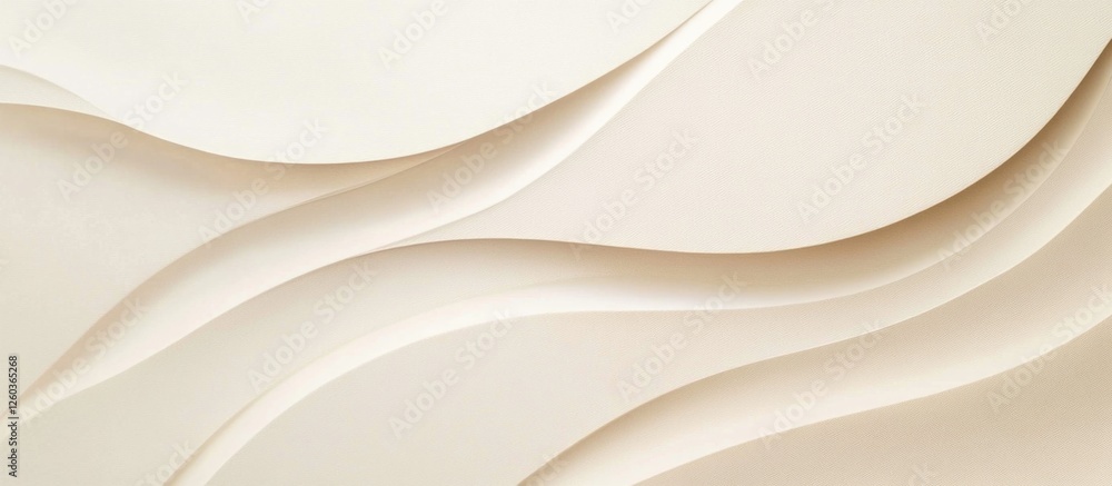 Poster textured cream background with wavy layers creating a subtle pattern perfect for creative designs an