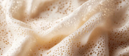 Textured sponge cloth background with soft bubbles for creative design and visual compositions