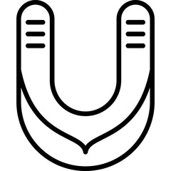 Mouthguard Icon Vector Element