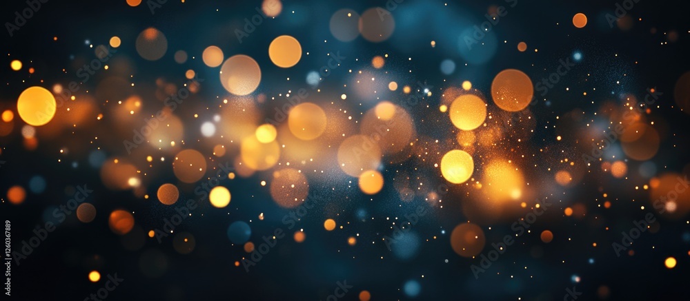 Aufkleber colorful bokeh background with splashes and drops of water creating a dynamic texture on a dark back