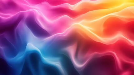 Obraz premium Abstract gradient background with smooth transitions between pastel pinks and blues, highlighting the softness and subtlety of gradient effects. Ideal for soft and calming-themed projects.