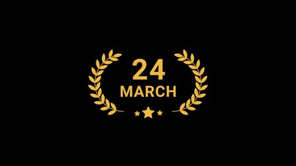 24 March Laurel Wreath Animation