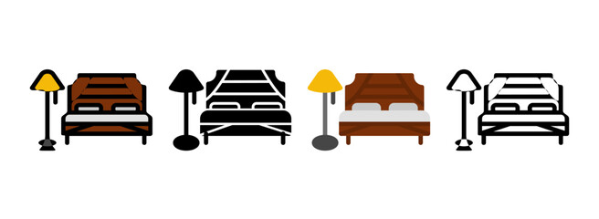Set of Bedroom Icon