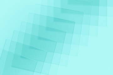 Fototapeta premium Minimalist Clear Teal Color Abstract Background for Sleek and Elegant Designs