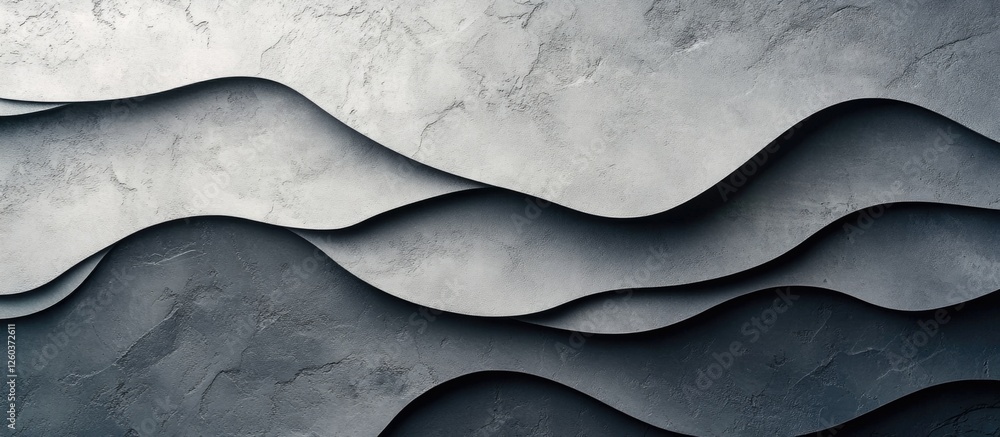 Poster elegant grey textured background with flowing waves for modern design applications and contrast enha