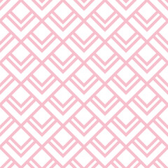 Elegant Pink and White Geometric Pattern Design