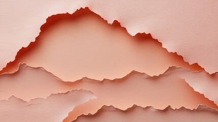 Textured Paper Layers with Torn Edges and Empty Copyspace for Creative Design or Text Placement