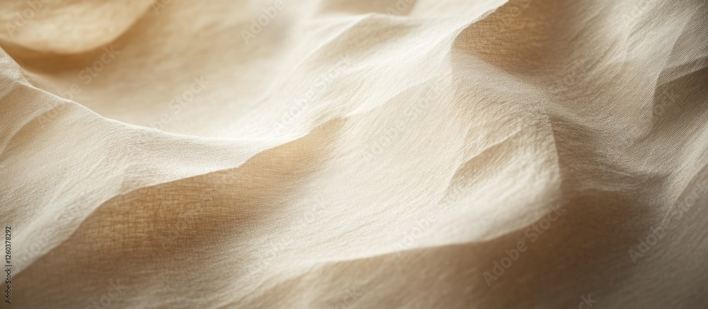 Poster soft textured fabric background in neutral tones for elegant design and creative projects