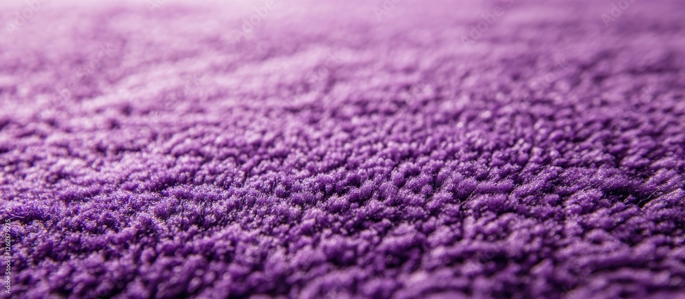 Poster purple carpet texture close-up showcasing plush fibers and intricate patterns suitable for interior 