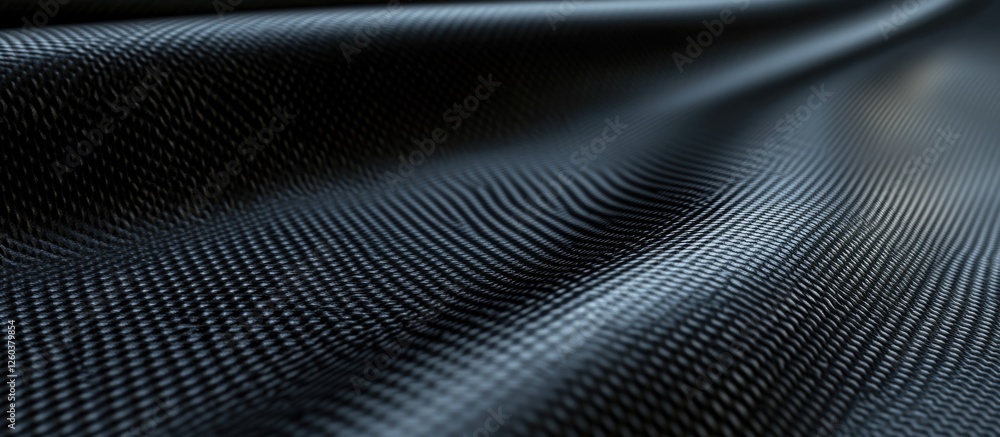 Poster black carbon fiber texture background with subtle waves and patterns for modern design applications
