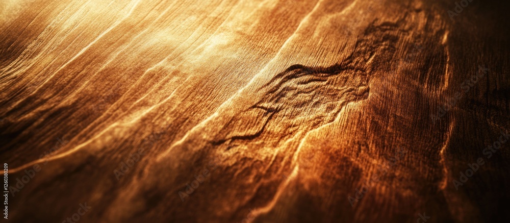Poster abstract close-up of weathered wooden surface showcasing rich texture and intricate patterns illumin