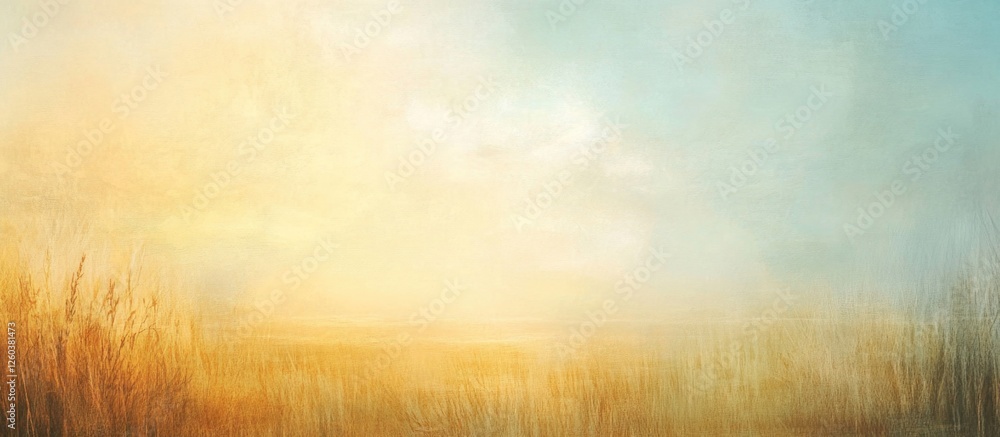 Poster colorful abstract background blending natural hues and soft textures creating a serene and dreamy la