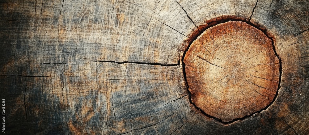Poster natural wood texture with intricate patterns showcasing a grungy and weathered appearance on a tree 