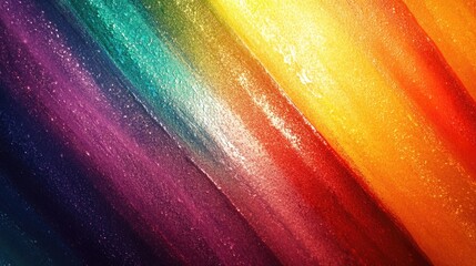 Vibrant rainbow spectrum flag textured background with colorful gradients and ample copyspace for creative text and messaging