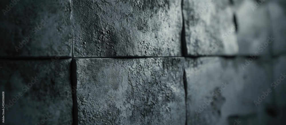 Poster texture of weathered grey concrete wall with detailed surface patterns suitable for backgrounds and 