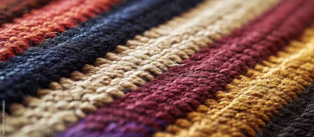 Poster textile pattern background featuring vibrant stripes in rich colors ideal for craft and design proje