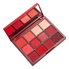 Red Palette in isolate white background