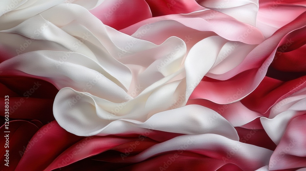 Poster close-up of a flower with multiple layers of petals. the petals are arranged in a way that creates a